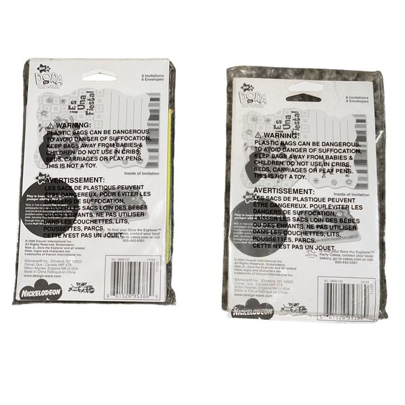 New Open American Greeting Dora The Explorer Birthday Party Invitations 2 Packs - Picture 6 of 6